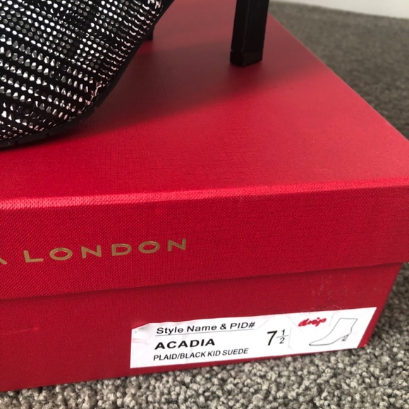 Plaid/Suede Bootie - Picture 5 of 7